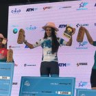 Ana Vivar, del Movistar Best PC, se quedó con el título de la competencia ciclística que se desarrolló en Guayaquil.