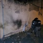 La onda explosiva provocó daños mínimos en una pared. Ocurrió la madrugada del martes 20 de septiembre.