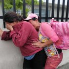 La madre y abuela del joven lloraron al enterarse que su pariente estaba en la morgue de Quevedo.