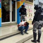 El presunto delincuente fue detenido por la Policía.