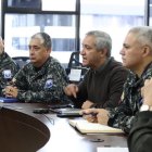 La reunión de altos mandos se llevó a puerta cerrada.
