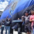 A minutos de la final de la Copa Sudamericana, los hinchas del rayado empiezan a juntarse.