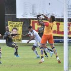 Aucas no logró romper el cero en el arco de Cumbayá.