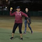 Margarita Rotter destaca en la posición de lanzadora.