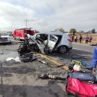 Tres personas murieron en un accidente de tránsito.