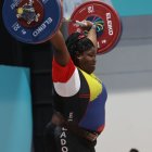 Lisseth Ayoví fue la mejor en los + 87 kg e impuso nueva marca a un récord que antes también fue suyo.