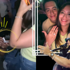 Pedida de mano en pleno concierto.