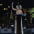 Cynthia Viteri, en la sesión solemne por la Independencia de Guayaquil.