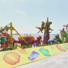 Un grupo de 20 artesanos han confeccionado los elementos que irán en las lanchas y barcazas alegóricas.