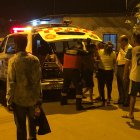 Dentro de la ambulancia quedó el cuerpo de Isaac.