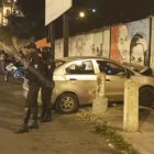 Miembros de la Policía Nacional acudieron hasta el lugar de los hechos.