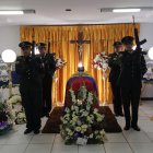 Verónica Mireya Songor Tapia fue velada en el casino de oficiales del Comando de Policía de Loja.