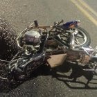 Los cadáveres de las cuatro víctimas quedaron sobre la calzada, junto a las motocicletas.