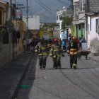 13 bomberos atendieron la emergencia. Se investigan las causas del incendio.