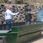 La pista número cinco, que consistía en una lancha de la Marina, se llevó las miradas.