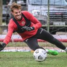 Javier Burrai sigue entrenando para la final de LigaPro.
