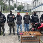 Los sujetos fueron detenidos en el norte de Quito.