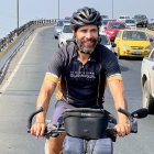 Diego Salgado llegó a Guayaquil el 26 de octubre, para ver la final de la Copa Libertadores.