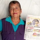 María Alonzo Peñafiel, de 70 años, se ganó una ‘gambita’ con EXTRA.