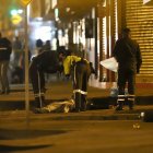 Dos de los cadáveres quedaron en la calle y a unas cuatro cuadras del sector se halló el tercer cuerpo.