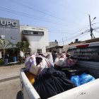 Los policías de la UPC de El Arbolito abandonaban las instalaciones luego del ataque.