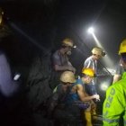 Los rescatistas estaban a una distancia aproximada de 5 metros del punto cero.