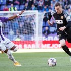 Gonzalo Plata fue titular en el triunfo de Real Valladolid.