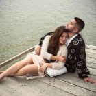 Fotos que se realizaron tras la grabación del video musical.