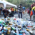 Los López en acción, tuvieron su gran final en el reciclaje. Barcelona trataba de empatar y ellos empacaban.