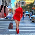 La actriz publicó fotos de su look en redes sociales.