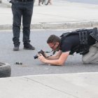 Los peritos tuvieron mucho cuidado durante las primeras inspecciones.