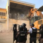 La demolición del pabellón consular comenzó el pasado 8 de noviembre.