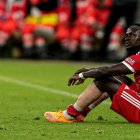 En su último partido con el Bayern Múnich, el senegalés Sadio Mané sufrió una lesión en la rodilla derecha.