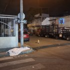 En el sitio donde fue asesinado David López se hallaron siete indicios balísticos.