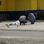 El cabo de Policía David Guadalupe recibió al menos cinco disparos.