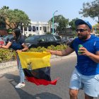 Los fanáticos de la selección no faltaron en la Víctor Emilio Estrada