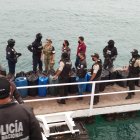 Una tonelada de droga y dos detenidos en un operativo marítimo en Salinas