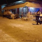 En el portal de una tienda del barrio Rosa Paredes, cayó asesinado Derian Ricardo Zambrano.