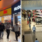 Ciudadanos difundieron varios videos en los que se e a las personas huyendo del lugar.