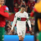 Cristiano Ronald no pudo evitar la derrota de Portugal ante Marruecos.