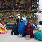 El pesebre se ubicó en la rampa de patinetas del Parque de la Juventud.