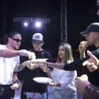 El grupo musical volvió a tierras manabitas para brindar un concierto gratuito.