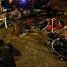 Estado en que quedaron las bicicletas