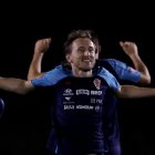 El centrocampista de Croacia Luka Modric durante el entrenamiento de su selección, de cara al partido por el tercer puesto del Mundial Qatar 2022.