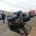 El fallecido, al parecer, se quedó dormido y que se estrelló de frente contra el bus escolar.