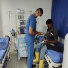 Los pescadores recibieron atención médica cuando llegaron a Colombia, el 14 de diciembre. Ayer ya llegaron a Ecuador.