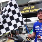 Juan Felipe Calderón se coronó como campeón del Torneo Provincial de karting, en la pista de Guayaquil.