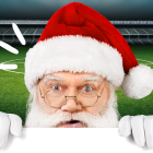 Papá Noel ha tenido varios pedidos de los hinchas.