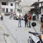 En el sitio se observó al menos siete indicios balóisticos.