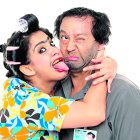 Los actores Flor María Palomeque y David Reinoso anuncian gira con sus personajes Mofle y Panzón.